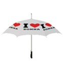 i love donna Straight Umbrellas View3