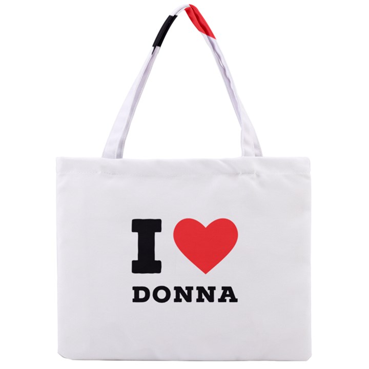 i love donna Mini Tote Bag