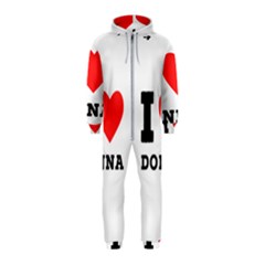 I Love Donna Hooded Jumpsuit (kids) by ilovewhateva