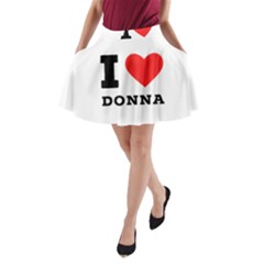 I Love Donna A-line Pocket Skirt by ilovewhateva