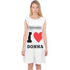 I Love Donna Capsleeve Midi Dress by ilovewhateva