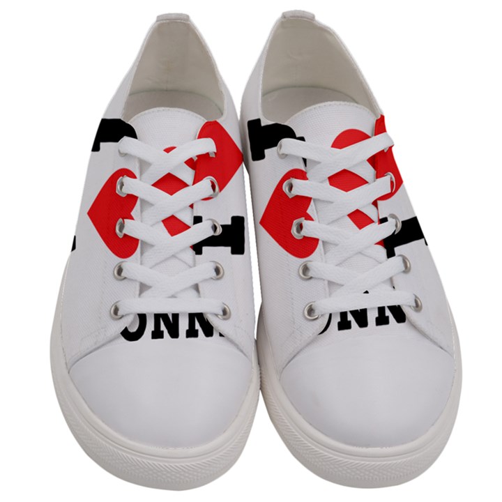 i love donna Men s Low Top Canvas Sneakers