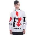 i love donna Men s Front Pocket Pullover Windbreaker View1