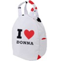 i love donna Travel Backpacks View1