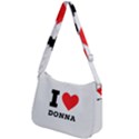 i love donna Zip Up Shoulder Bag View2