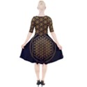 Horizon Sempiternal Bring Abstract Pattern Quarter Sleeve A-Line Dress View2