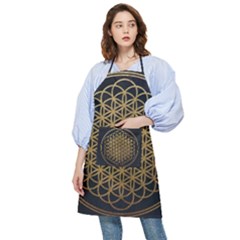 Horizon Sempiternal Bring Abstract Pattern Pocket Apron by Jancukart