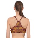 Watercolor Leaves Leaf Orange Basic Training Sports Bra View2