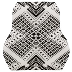 Black And White Modern Texture Seamless Print Fabric Pattern Car Seat Back Cushion 