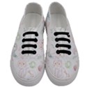 Cats And Food Doodle Seamless Pattern Men s Classic Low Top Sneakers View1