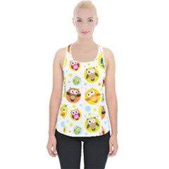 Owl Bird Cartoon Piece Up Tank Top