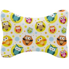 Owl Bird Cartoon Seat Head Rest Cushion