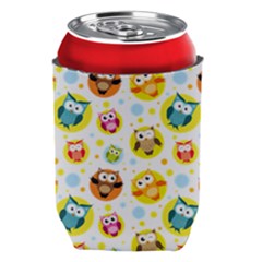 Owl Bird Cartoon Can Holder by Jancukart