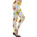 Owl Bird Cartoon Lightweight Velour Leggings View4