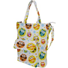 Owl Bird Cartoon Shoulder Tote Bag