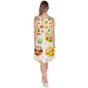 Owl Bird Cartoon Knee Length Skater Dress With Pockets View4