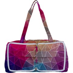 Multicolored Geometric Origami Idea Pattern Multi Function Bag