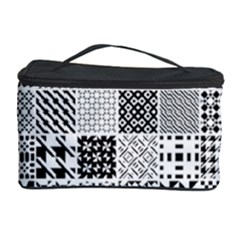 Black And White Geometric Patterns Cosmetic Storage