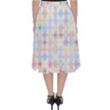 Spirals Twirls Abstract Geometric Art Pattern Classic Midi Skirt View2