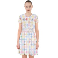 Spirals Twirls Abstract Geometric Art Pattern Adorable In Chiffon Dress