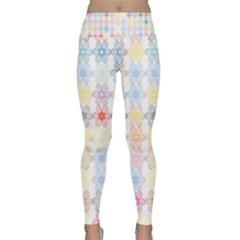 Spirals Twirls Abstract Geometric Art Pattern Lightweight Velour Classic Yoga Leggings