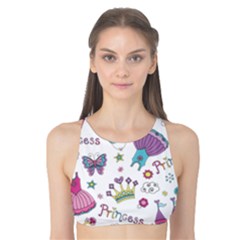 Princess Element Background Material Tank Bikini Top