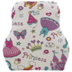 Princess Element Background Material Car Seat Velour Cushion 