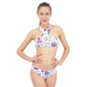 Princess Element Background Material High Neck Bikini Set View1