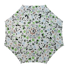 Giant Panda Bear Pattern Golf Umbrellas