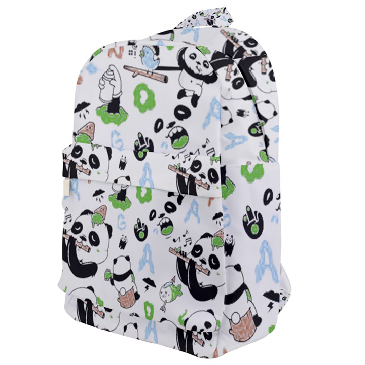 Giant Panda Bear Pattern Classic Backpack