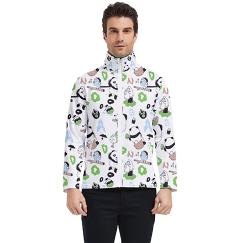 Giant Panda Bear Pattern Men s Bomber Jacket by Jancukart