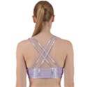 Square Purple Pattern Bead Purple Keffiyeh Purple Geometric Headdress Angle Violet Rectangle Back Weave Sports Bra View2