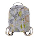 Doodle Flowers Hand Drawing Pattern Flap Pocket Backpack (Small) View3