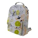 Doodle Flowers Hand Drawing Pattern Flap Pocket Backpack (Large) View1