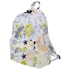 Doodle Flowers Hand Drawing Pattern The Plain Backpack