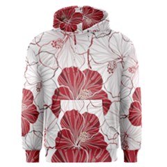 Red Hibiscus Flowers Art Men s Core Hoodie by Jancukart