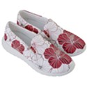 Red Hibiscus Flowers Art Men s Lightweight Slip Ons View3