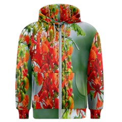 Gathering Sping Flowers  Men s Zipper Hoodie by artworkshop