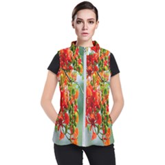 Gathering Sping Flowers  Women s Puffer Vest by artworkshop