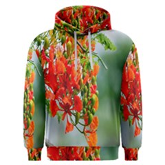 Gathering Sping Flowers  Men s Overhead Hoodie by artworkshop