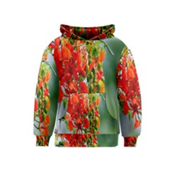 Gathering Sping Flowers  Kids  Pullover Hoodie by artworkshop