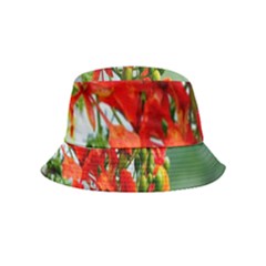 Gathering Sping Flowers  Inside Out Bucket Hat (kids) by artworkshop