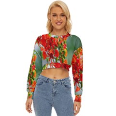 Gathering Sping Flowers  Lightweight Long Sleeve Sweatshirt by artworkshop