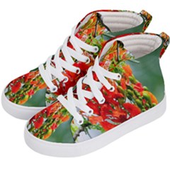 Gathering Sping Flowers  Kids  Hi-top Skate Sneakers by artworkshop