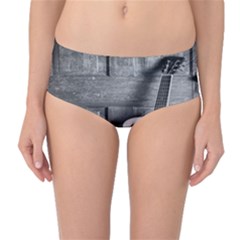 Acoustic Guitar Mid-waist Bikini Bottoms by artworkshop