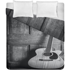 Acoustic Guitar Duvet Cover Double Side (california King Size) by artworkshop