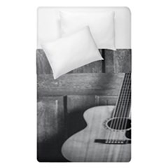 Acoustic Guitar Duvet Cover Double Side (single Size) by artworkshop