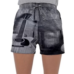 Acoustic Guitar Sleepwear Shorts by artworkshop