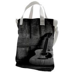 Acoustic Guitar Canvas Messenger Bag