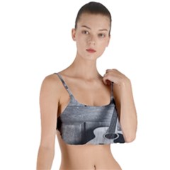 Acoustic Guitar Layered Top Bikini Top 